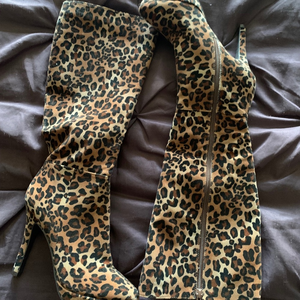 Leopard Boots